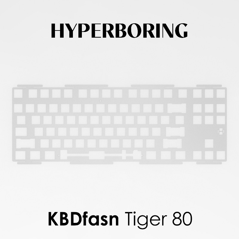 Gaming Keyboard Ergo - HYPERBORING Tiger80 Keyboard Positioning Board Customization