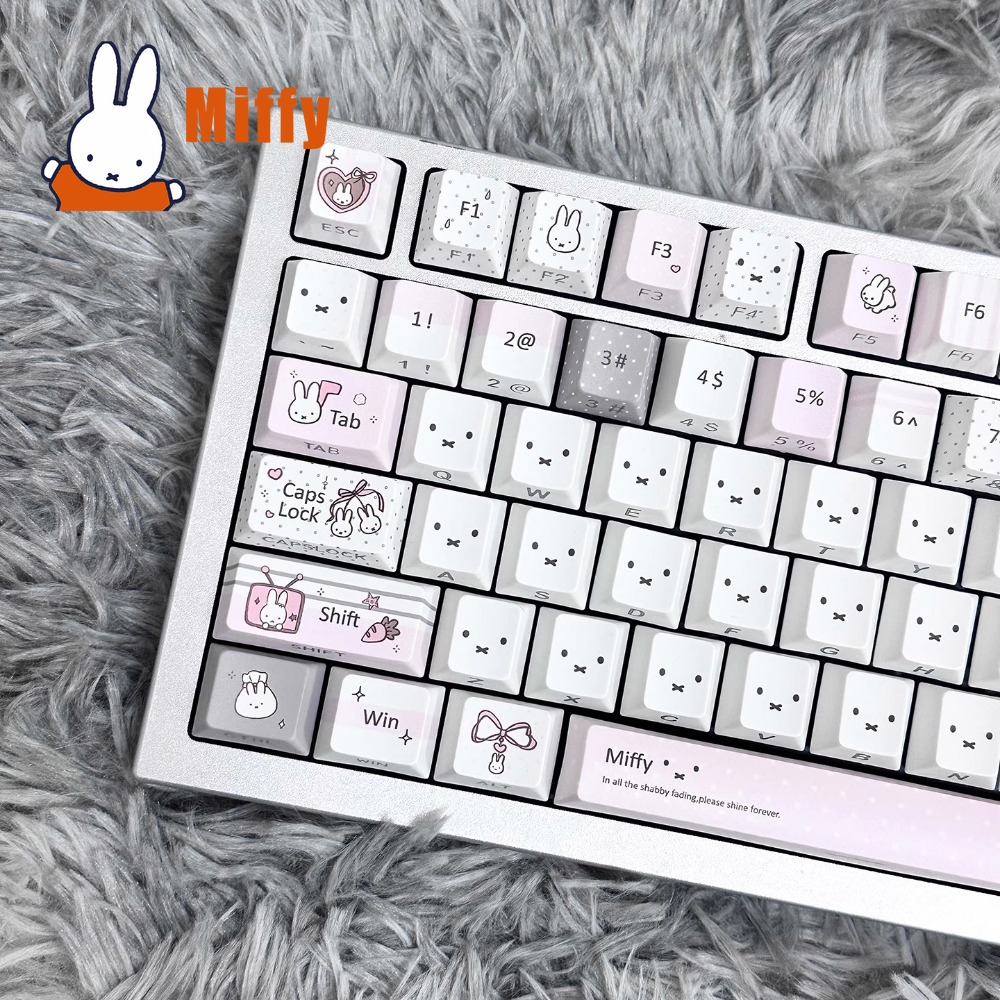 Kawaii Miffy Mechanical Keyboa - Gaming Keyboard Mechanical ulasan dan harga