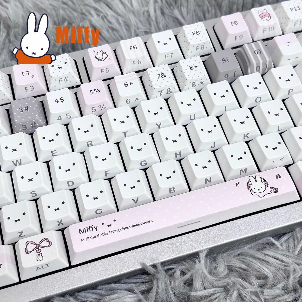 Kawaii Miffy Mechanical Keyboa - Gaming Keyboard Mechanical ulasan dan harga