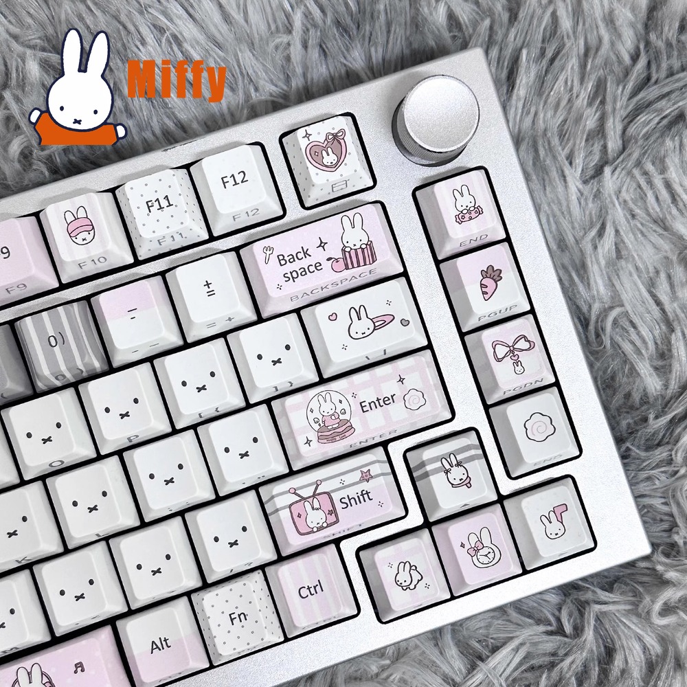 Kawaii Miffy Mechanical Keyboa - Gaming Keyboard Mechanical ulasan dan harga