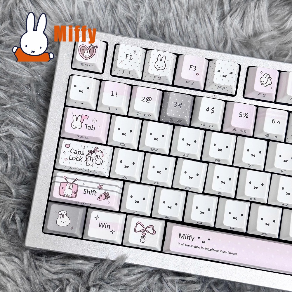 Kawaii Miffy Mechanical Keyboa - Gaming Keyboard Mechanical ulasan dan harga