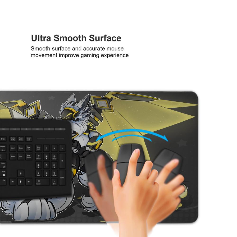 Protogen Mouse Pad Keyboard Mo - Gaming Keyboard Typewriter ulasan dan harga