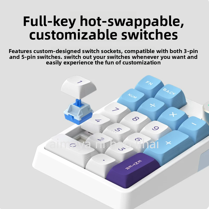 Kzzi K20 Mini Keypad Three Mod - Gaming Keyboard Mechanical ulasan dan harga