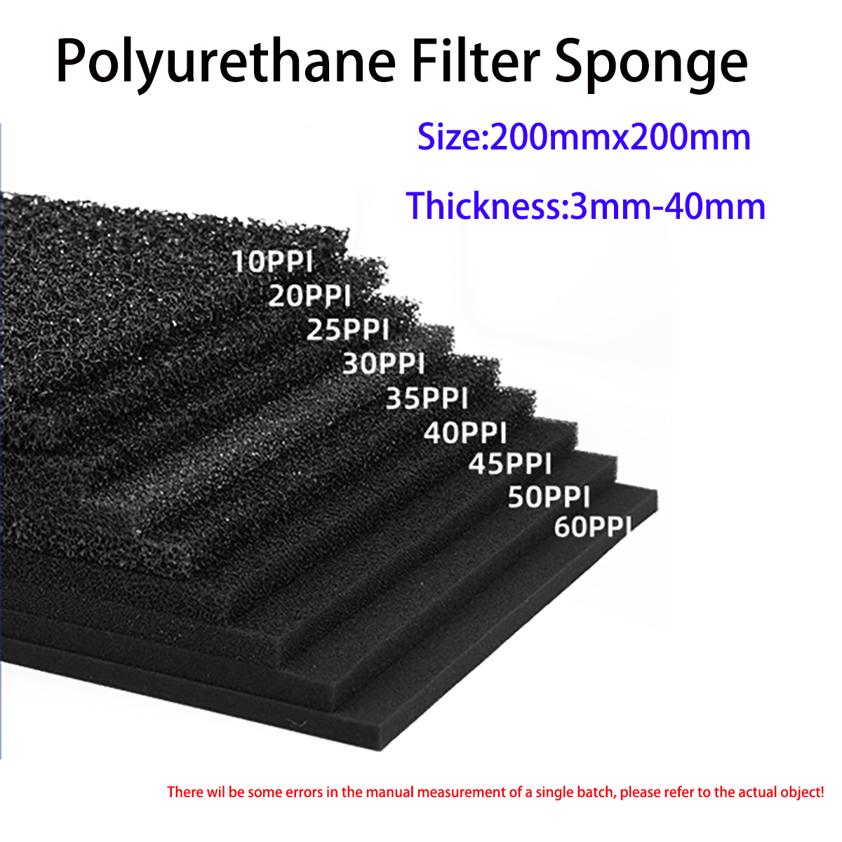 200x200mm  Dustproof Flame Ret - Polyurethane Foam Sheet ulasan dan harga