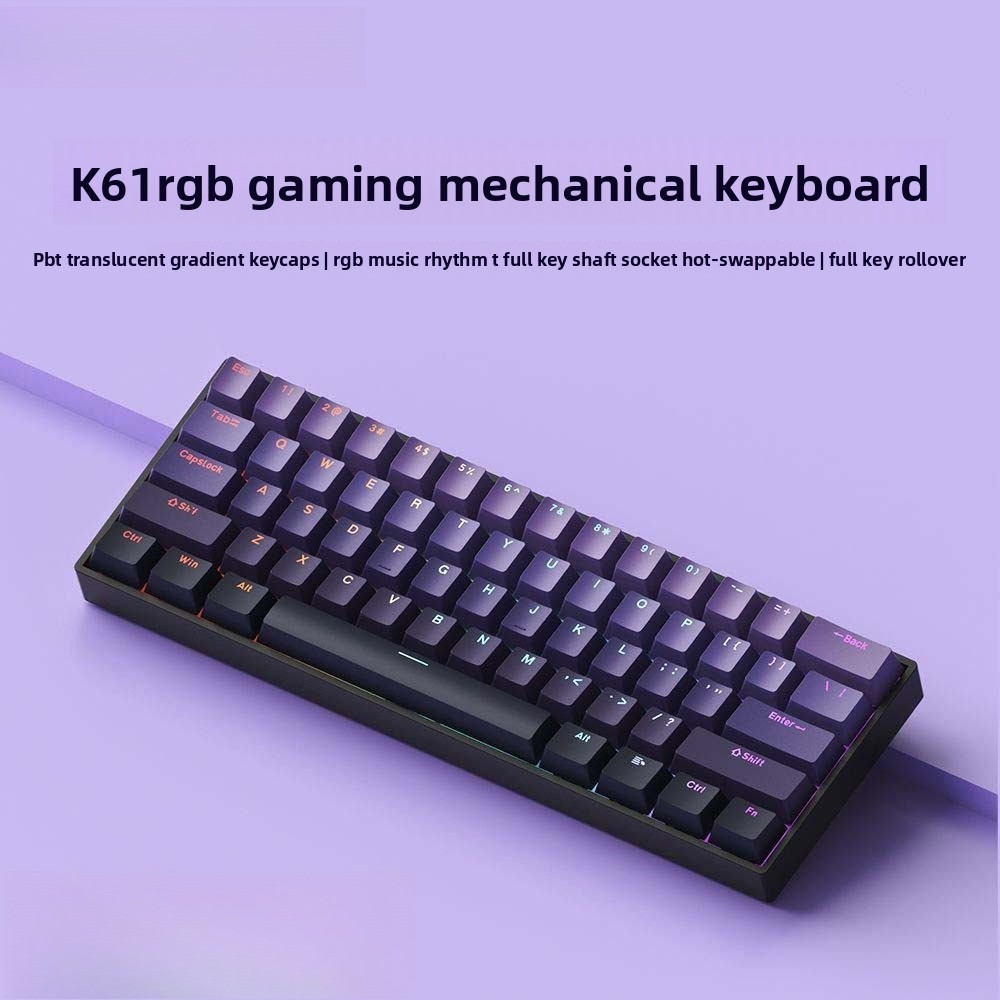 Teclado 60% Wireless Bluetooth - Gaming Keyboard Mobile ulasan dan harga