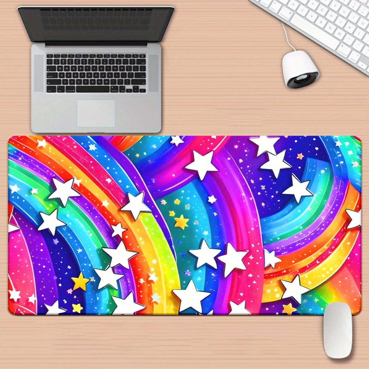 Brand HD Printed Desk Pad Rain - Gaming Keyboard Brand ulasan dan harga