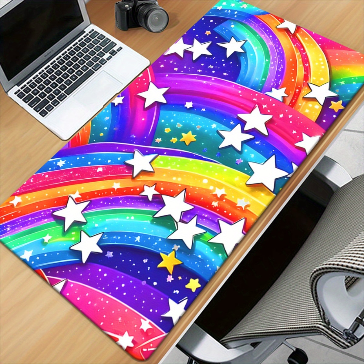 Brand HD Printed Desk Pad Rain - Gaming Keyboard Brand ulasan dan harga