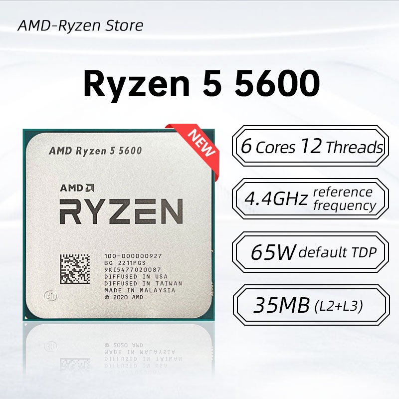 Ryzen 5 5600 Vermeer Core 6C/1 - Amd Cpu Ryzen 5 ulasan dan harga