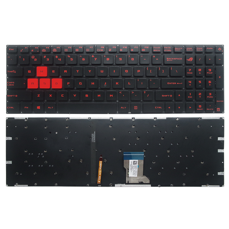 GZEELE English US Backlit Lapt - Gaming Keyboard Asus ulasan dan harga