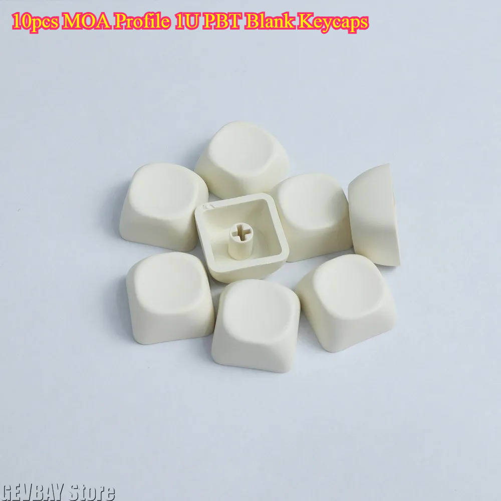 10pcs MOA Profile 1U PBT Blank - Gaming Keyboard Typewriter ulasan dan harga