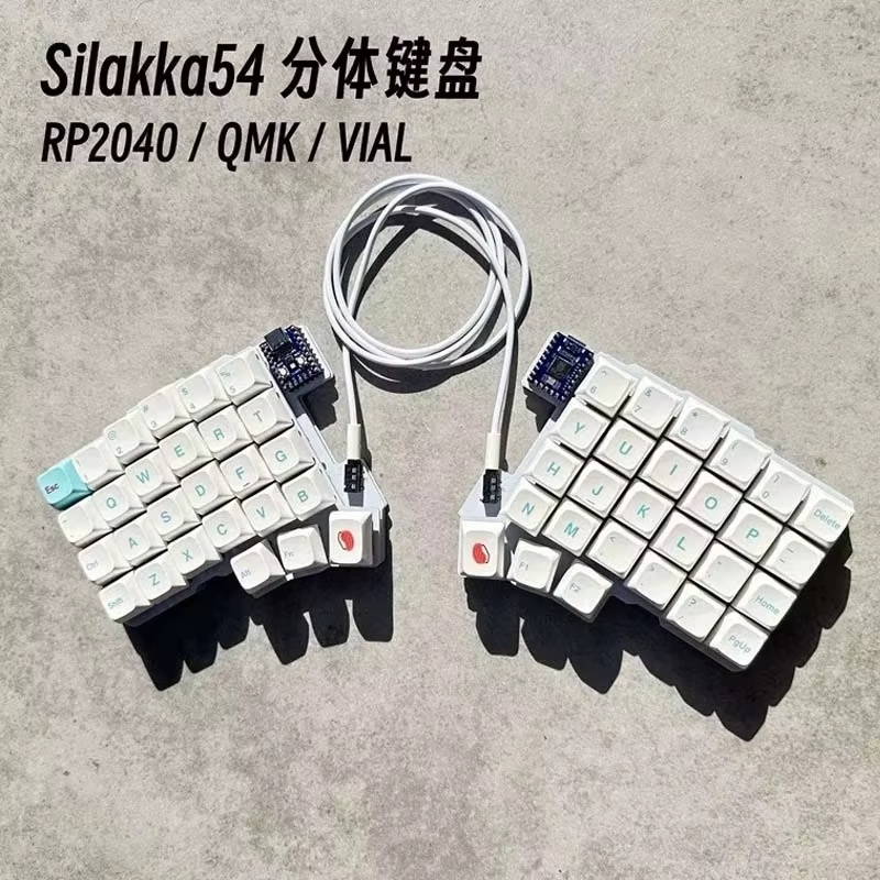 Silakka54 Ergonomic Split Mech - Gaming Keyboard Half ulasan dan harga