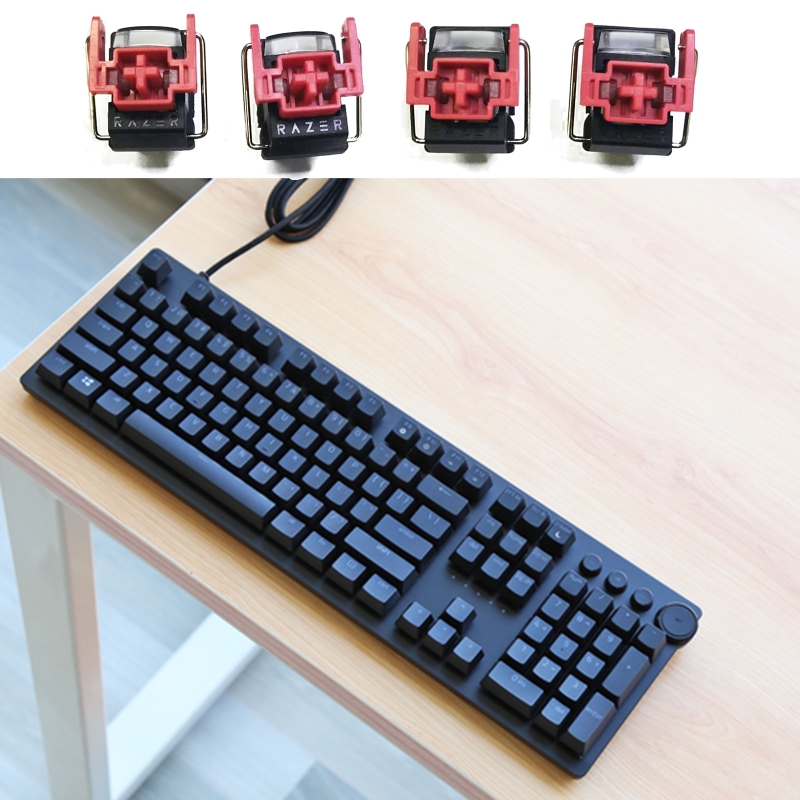 4Pcs V2 Slient Liner Red Optic - Gaming Keyboard Ergo ulasan dan harga