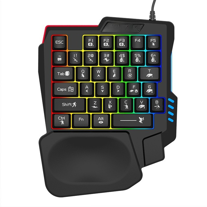K5 one-handed keyboard Gungod  - Keyboard Gaming Amazon ulasan dan harga
