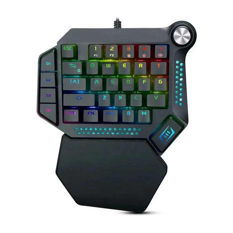 AEF6-One-Handed Mechanical Gam - Gaming Keyboard Training ulasan dan harga